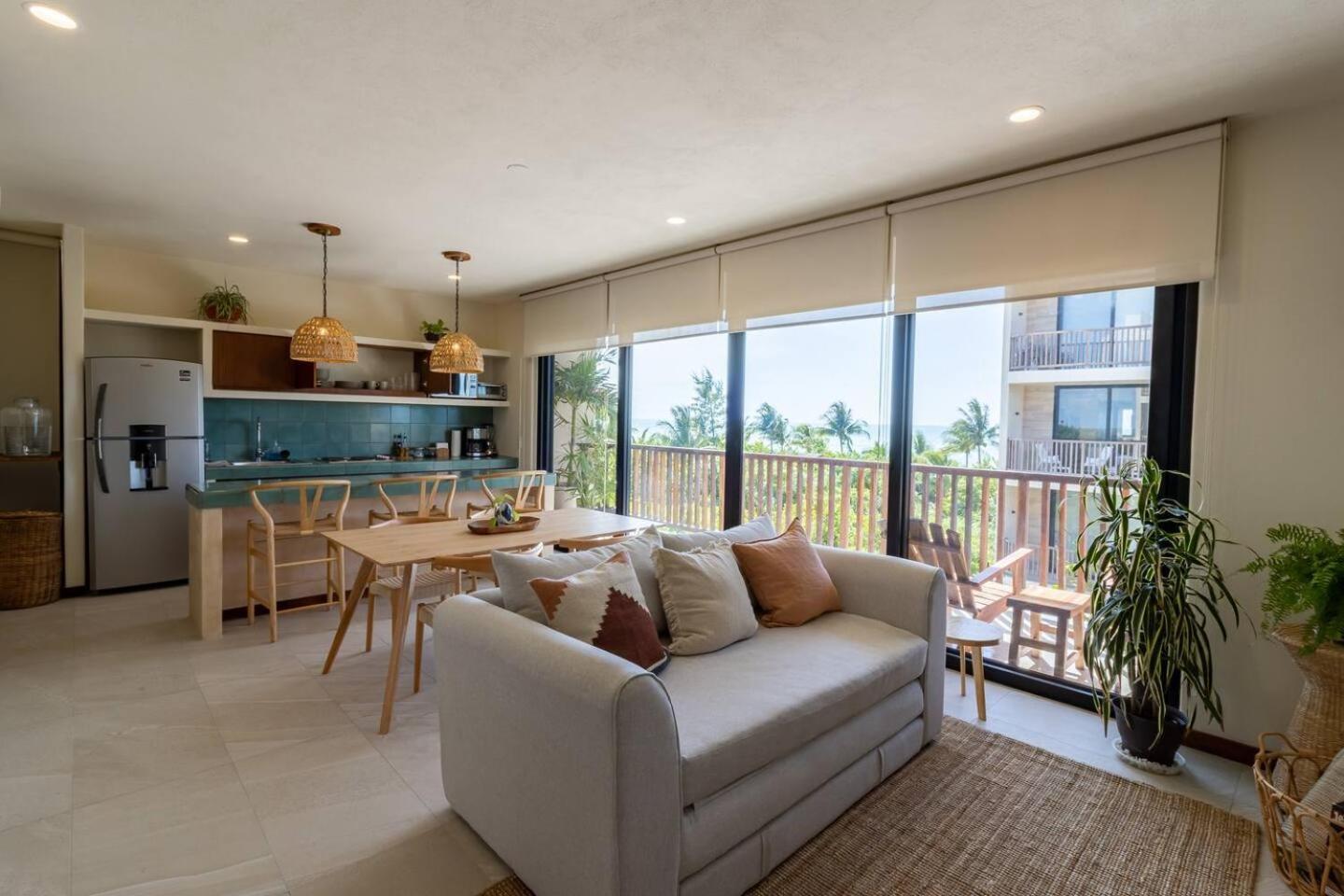 Hermoso Departamento Con Vista Al Mar Остров Холбокс Экстерьер фото